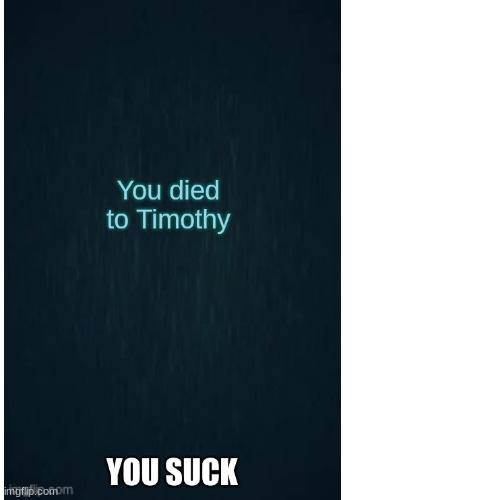 You suck | image tagged in doors,doors roblox,timothy doors,roblox,spoder | made w/ Imgflip meme maker
