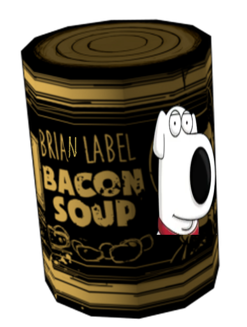 High Quality brian label bacon soup Blank Meme Template