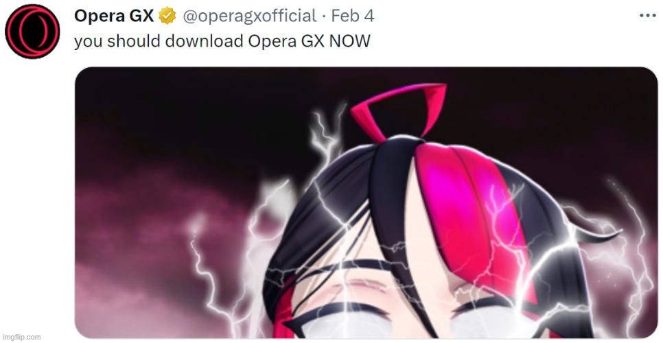 opera shitpost #13 | made w/ Imgflip meme maker