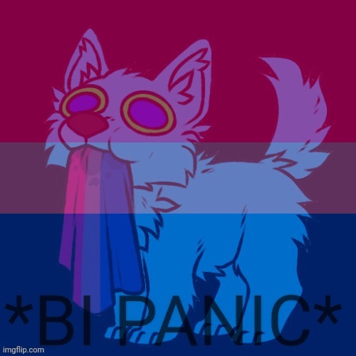 Retro bi panic | image tagged in retro bi panic | made w/ Imgflip meme maker