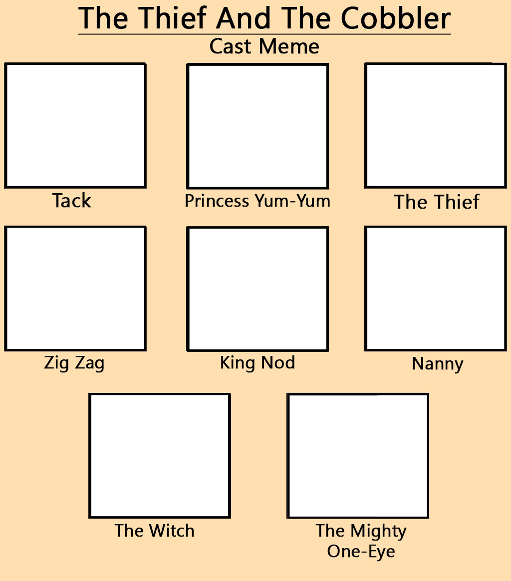 the thief and the cobbler Blank Meme Template