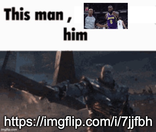 n wodr! | https://imgflip.com/i/7jjfbh | image tagged in this man _____ him | made w/ Imgflip meme maker