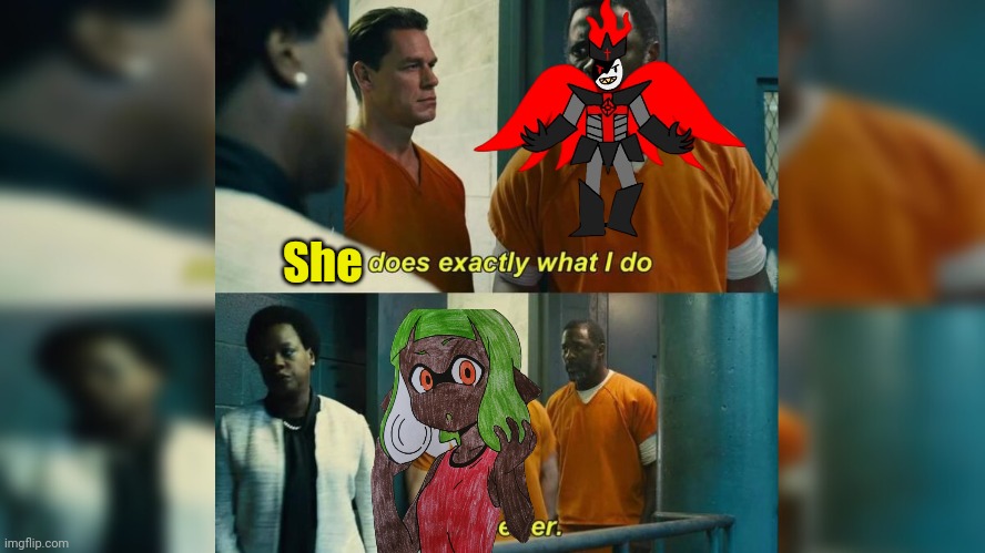 Reasoning in comments | She | image tagged in he does everything i do | made w/ Imgflip meme maker