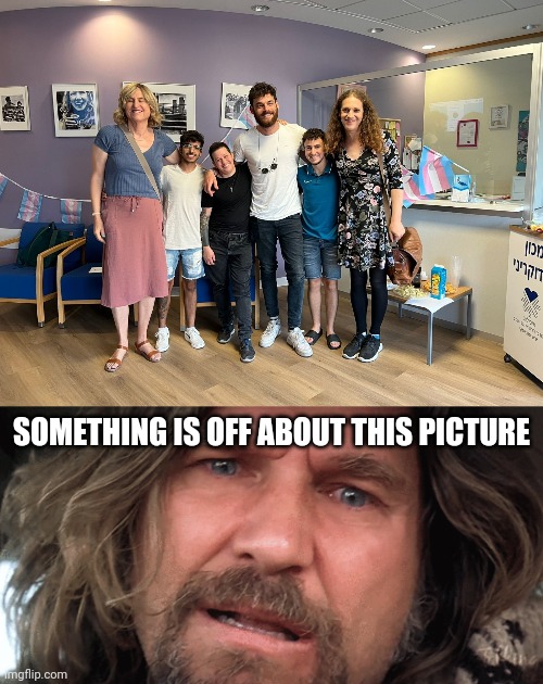 Imagine wanting to look like a malnourished teen boy for the rest of your days. | SOMETHING IS OFF ABOUT THIS PICTURE | image tagged in memes | made w/ Imgflip meme maker