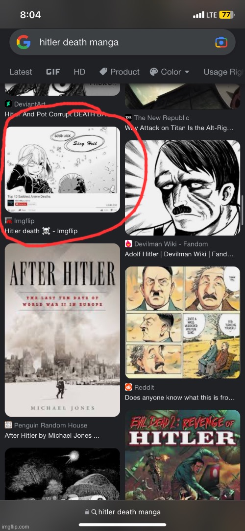 My thing from a while ago actually pops up on Google | made w/ Imgflip meme maker