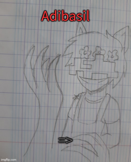 Adibasil | Adibasil; => | image tagged in adibasil | made w/ Imgflip meme maker