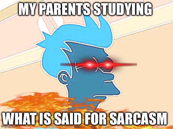 All parents in ohio | MY PARENTS STUDYING; WHAT IS SAID FOR SARCASM | image tagged in memes,ohio,trending,lol,the simpsons | made w/ Imgflip meme maker