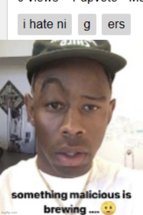 there only one G | image tagged in something malicious is brewing | made w/ Imgflip meme maker