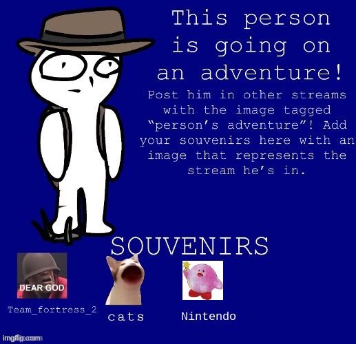 Kirb | Nintendo | image tagged in person's adventure | made w/ Imgflip meme maker