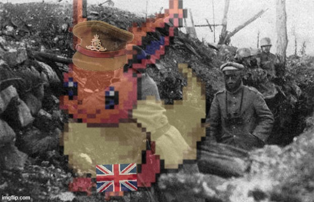 edge in the ww1 trenches Blank Meme Template