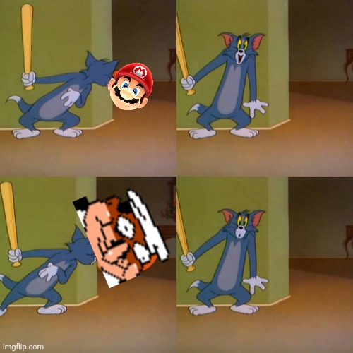 ITALIAN TOM AND JERRY | image tagged in tom and jerry surprised | made w/ Imgflip meme maker