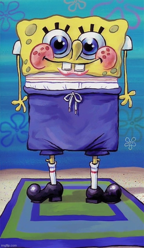 spongebob in swim trunks | image tagged in spongebob in swim trunks | made w/ Imgflip meme maker