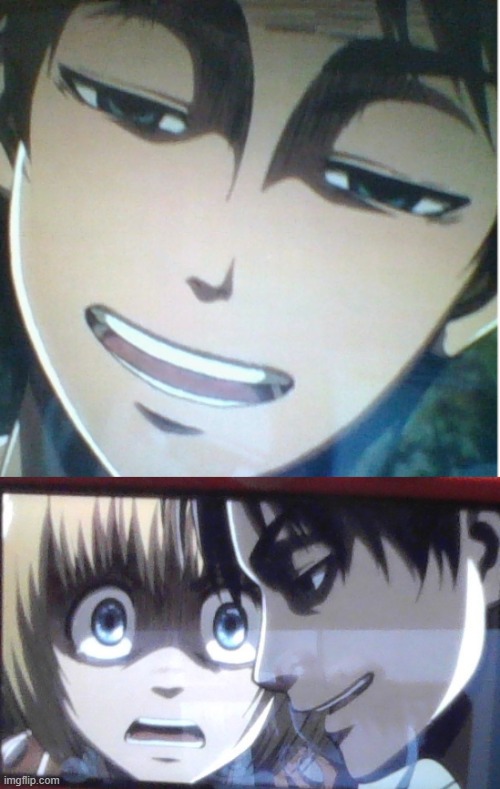 his face though, (for some reason it made me laugh) | image tagged in anime | made w/ Imgflip meme maker