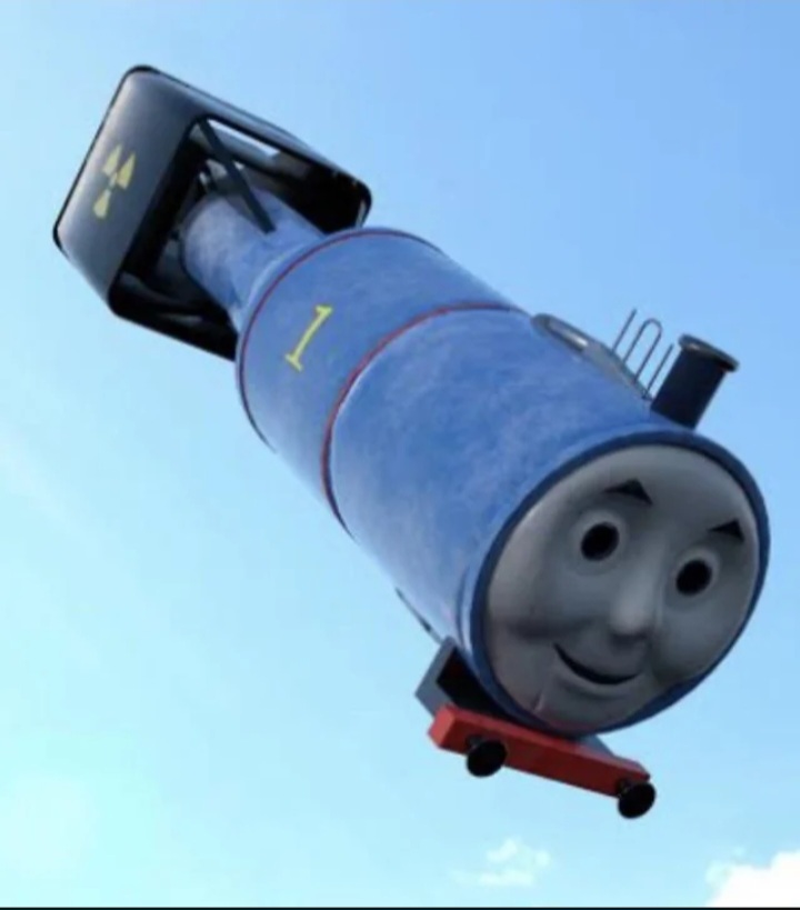 High Quality Thomas the thermonuclear bomb Blank Meme Template