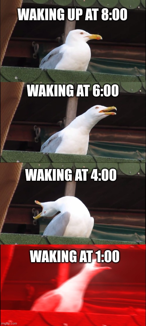 waking up - Imgflip