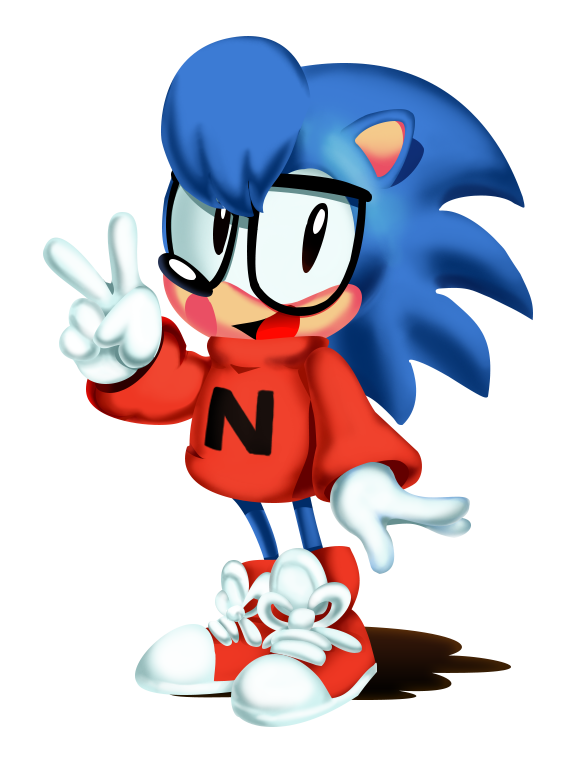 High Quality Nicky ( Aka Sonic ) Blank Meme Template