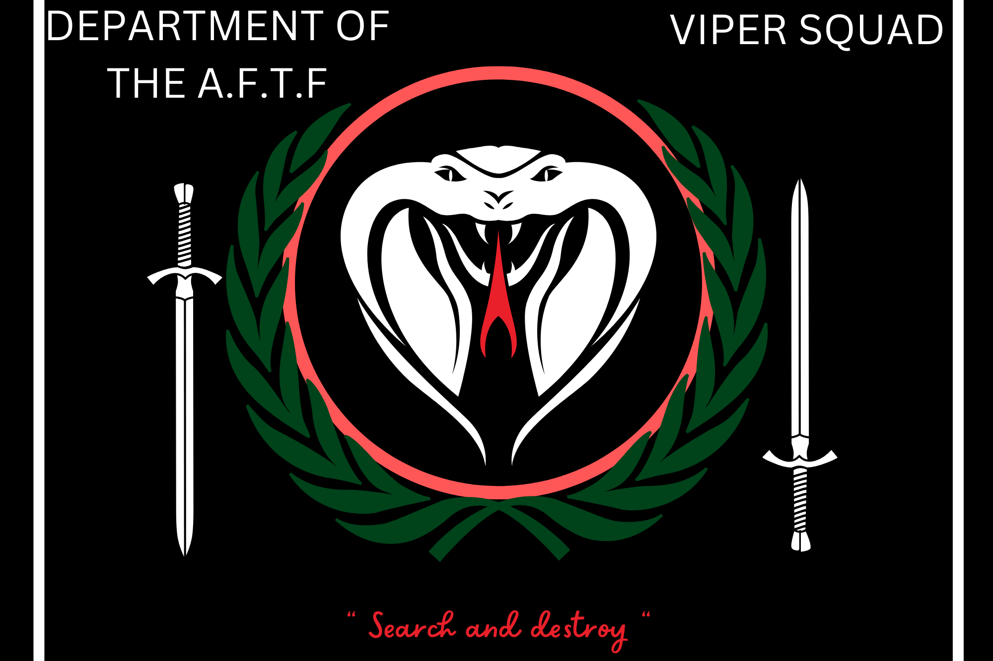 High Quality viper squad flag Blank Meme Template
