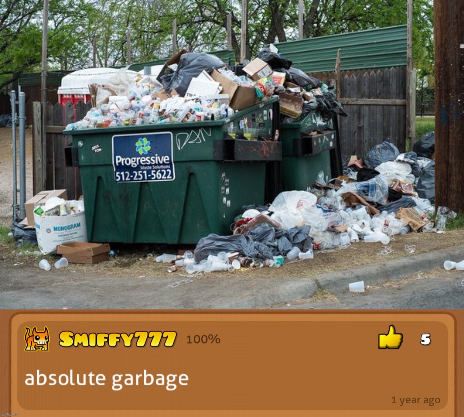 When absolute garbage: | image tagged in garbage,absolute garbage,geometry dash | made w/ Imgflip meme maker