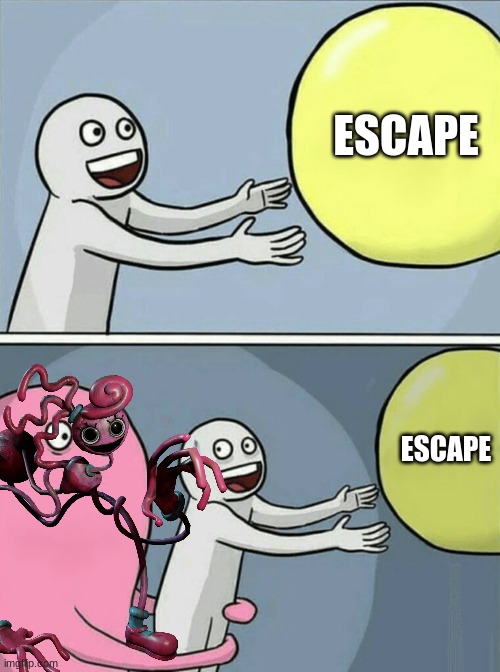 Running Away Balloon | ESCAPE; ESCAPE | image tagged in memes,running away balloon | made w/ Imgflip meme maker