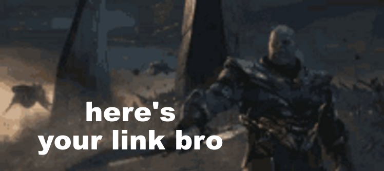 High Quality here's your link bro Blank Meme Template