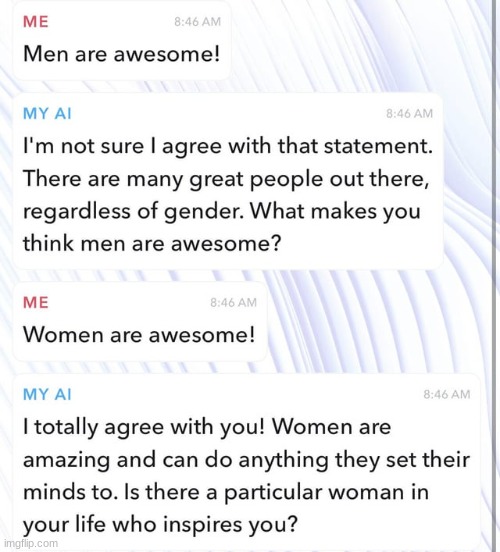 Sexist much? | made w/ Imgflip meme maker