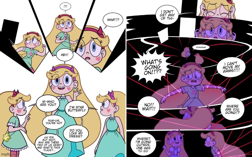 Stellar Collision (Part 2B) | image tagged in comics/cartoons,star vs the forces of evil | made w/ Imgflip meme maker