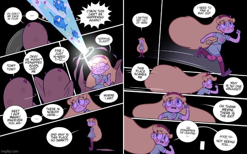 Stellar Collision (Part 2A) | image tagged in comics/cartoons,star vs the forces of evil | made w/ Imgflip meme maker