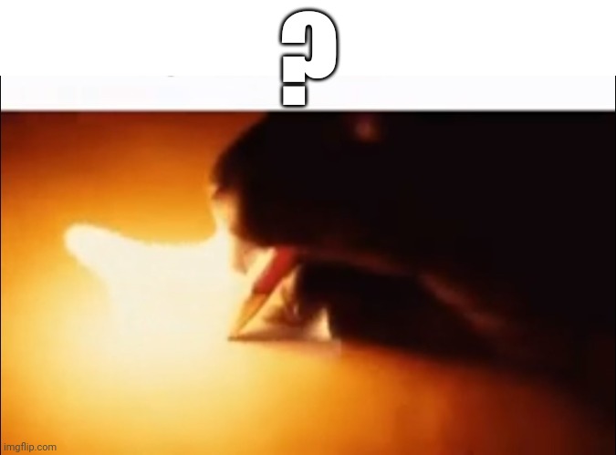 Writing Fire | ? | image tagged in writing fire | made w/ Imgflip meme maker