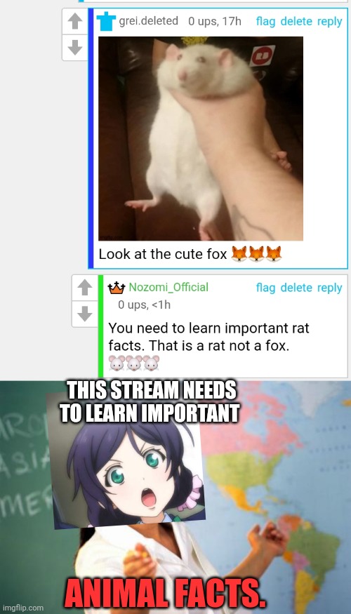 Important facts | THIS STREAM NEEDS TO LEARN IMPORTANT; ANIMAL FACTS. | image tagged in memes,unhelpful high school teacher,important,facts | made w/ Imgflip meme maker
