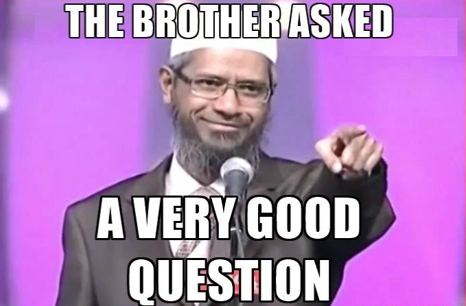 High Quality Brother asked a very good question Blank Meme Template