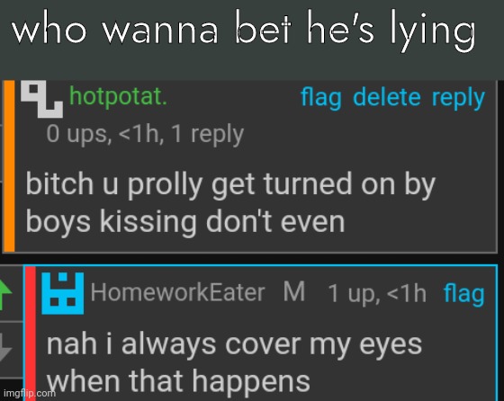 who wanna bet he's lying | made w/ Imgflip meme maker