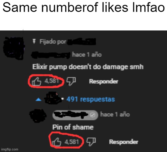Same numberof likes lmfao | made w/ Imgflip meme maker