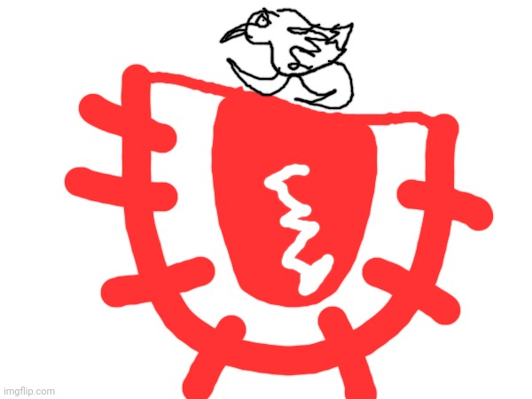 High Quality amt anti-upvotebeggar taskforce coat of arms Blank Meme Template