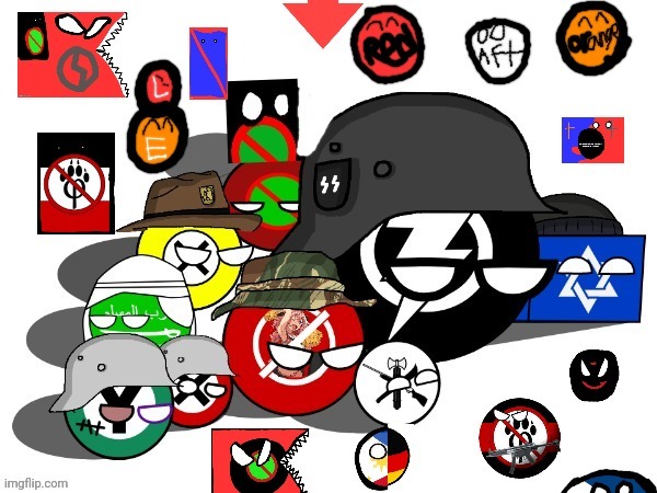 the political parties of the amt but many countryballs | image tagged in the political parties of the amt but many countryballs | made w/ Imgflip meme maker