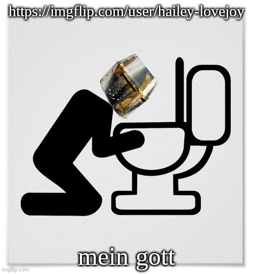 Imma hurl (check the streams) | https://imgflip.com/user/hailey-lovejoy; mein gott | image tagged in barfing into the toilet | made w/ Imgflip meme maker