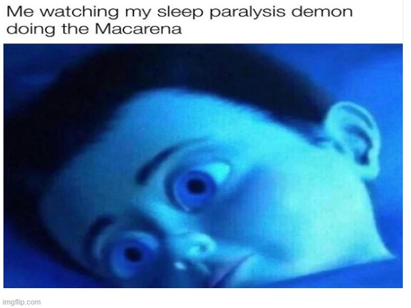 my sleep paralyses demon | image tagged in funny memes | made w/ Imgflip meme maker