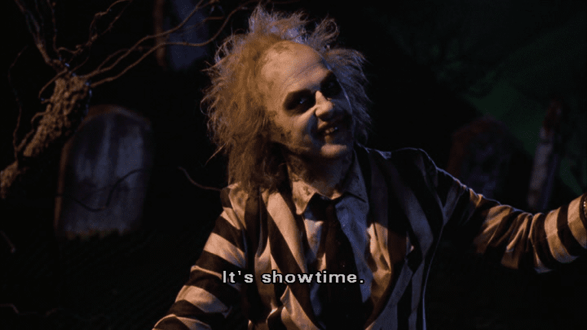 High Quality Beetlejuice it's showtime Blank Meme Template