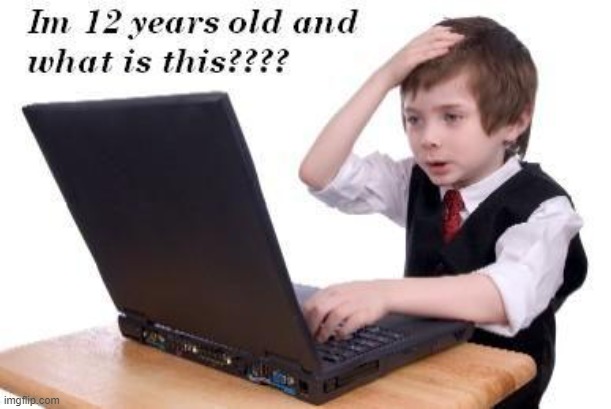 Im 12 years old and what is this? | image tagged in im 12 years old and what is this | made w/ Imgflip meme maker