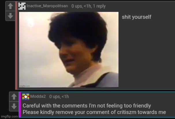 stohsneercsy pt. sd 44 : bro's boutta transform into a mod :skull: | made w/ Imgflip meme maker