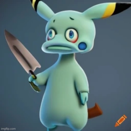 beware of the ai squidward pikachu | made w/ Imgflip meme maker