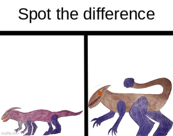 I'm getting tired of people calling the Limitless Devourer the scourge of the multiverse | image tagged in spot the difference | made w/ Imgflip meme maker