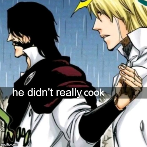 Let him cook | he didn't really | image tagged in let him cook | made w/ Imgflip meme maker