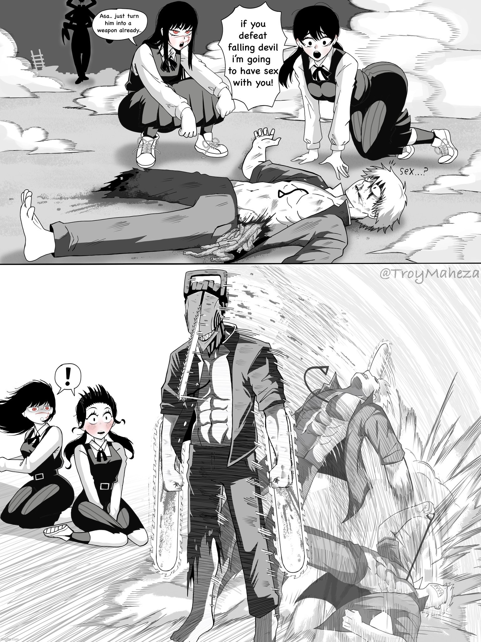 Reposting this cause denji is the goat | made w/ Imgflip meme maker