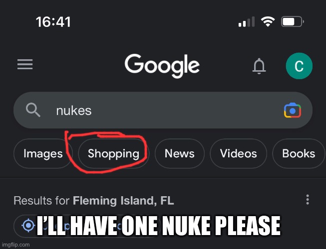 Buying nukes | I’LL HAVE ONE NUKE PLEASE | image tagged in memes | made w/ Imgflip meme maker