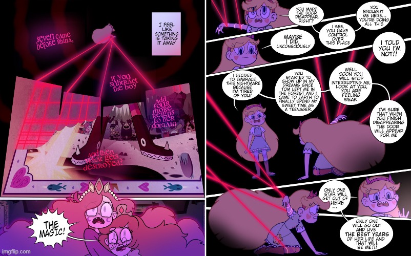 Stellar Collision (Part 3C) | image tagged in comics/cartoons,star vs the forces of evil | made w/ Imgflip meme maker