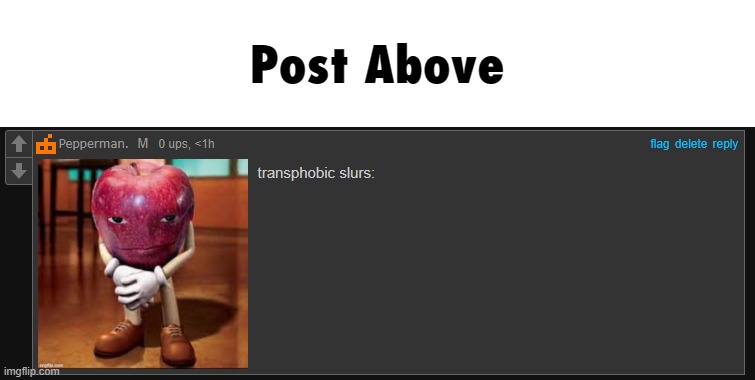 . | Post Above | made w/ Imgflip meme maker