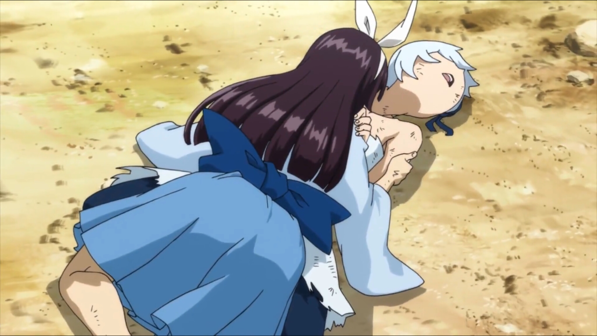 This one scene of Kagura and Yukino... Blank Meme Template