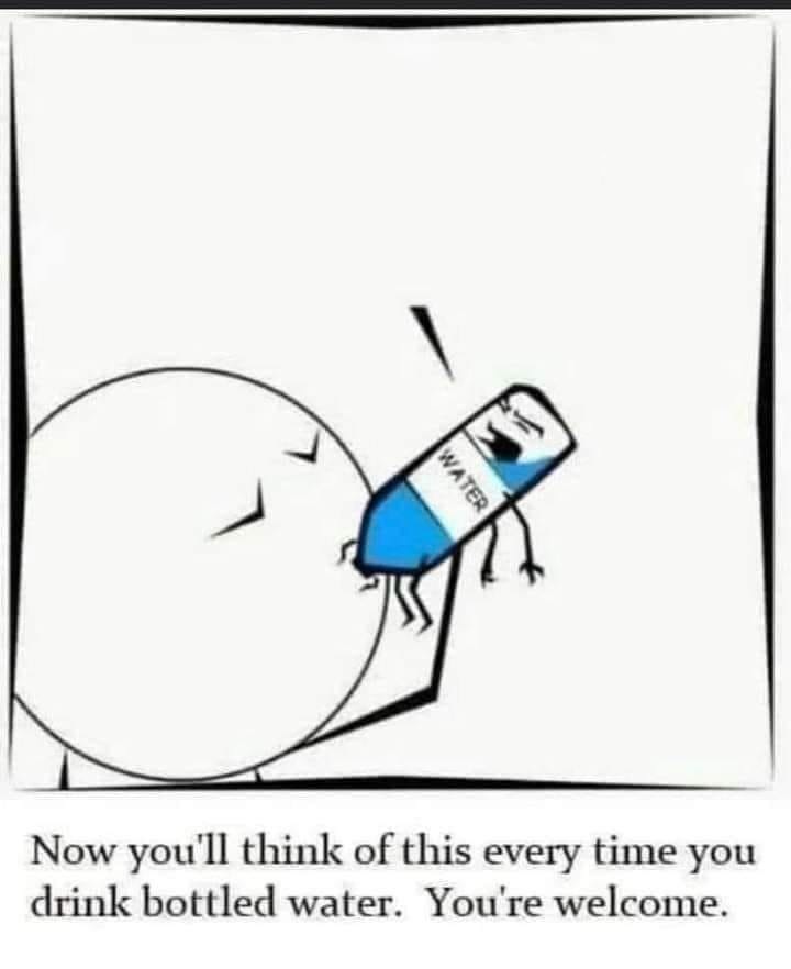 Water bottle talking Blank Meme Template