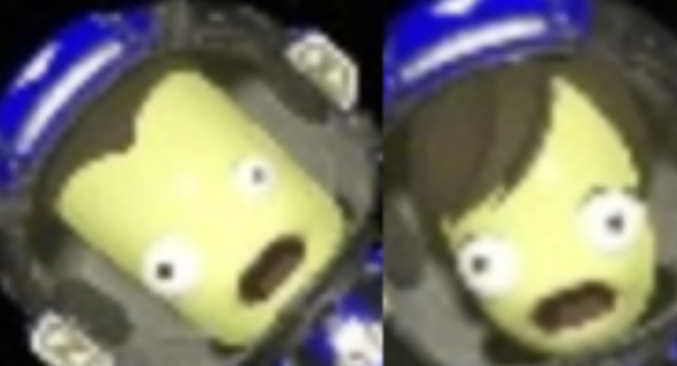 High Quality shocked kerbals Blank Meme Template