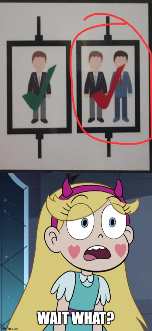 Isn't that supposed to be an X? | image tagged in star butterfly wait what,you had one job,star vs the forces of evil,memes | made w/ Imgflip meme maker